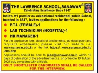 THE LAWRENCE SCHOOL,SANAWAR