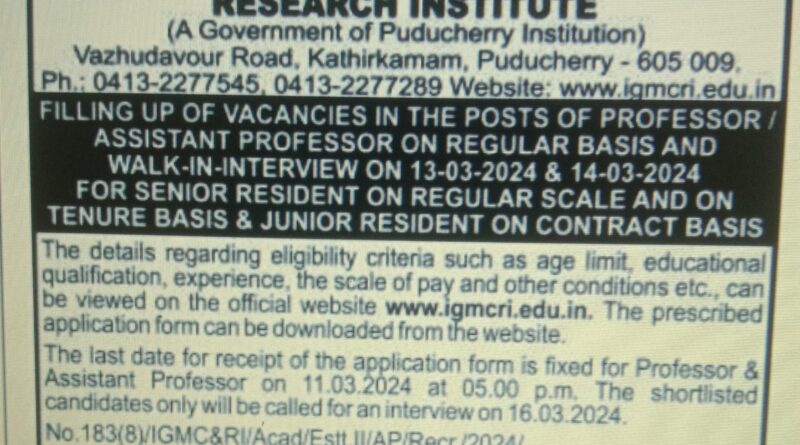 Indira Gandhi Medical College & Research Institute