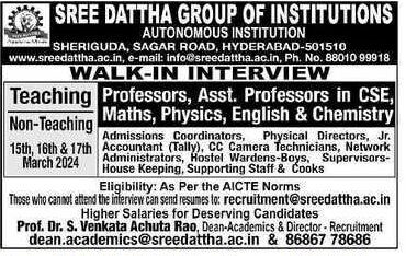 Sree Dattha Group of Educational Institutions