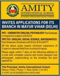Amity International School New Delhi