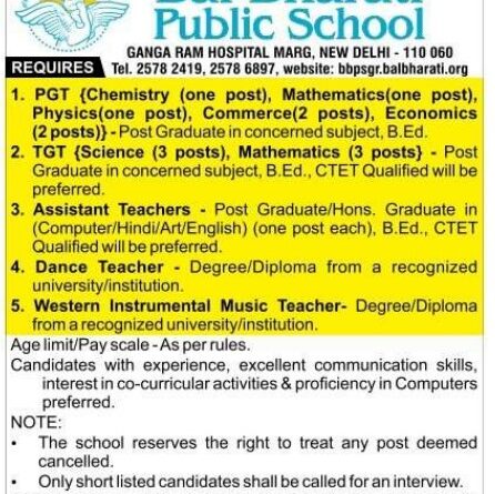 Bal Bharati Public School New Delhi