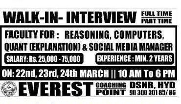 Everest Coaching Point Hyderabad