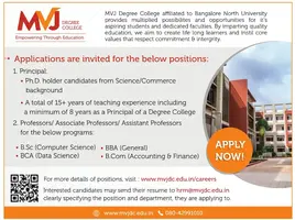 MVJ Degree College Bangalore