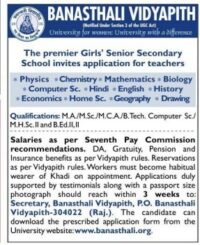 Banasthali Vidyapith Jaipur