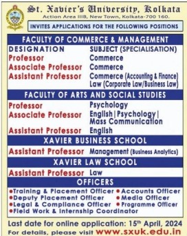 St Xavier`s University