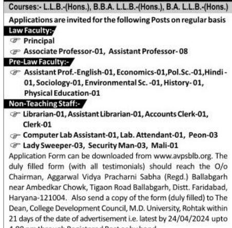 Aggarwal College Of Law(Women)