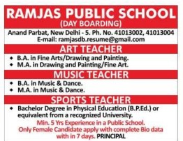 Ramjas Public School New Delhi