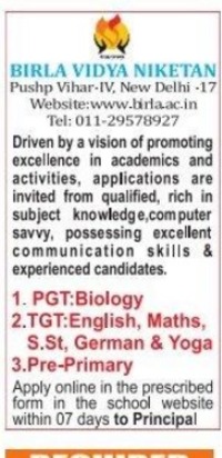 Birla Vidya Niketan New Delhi