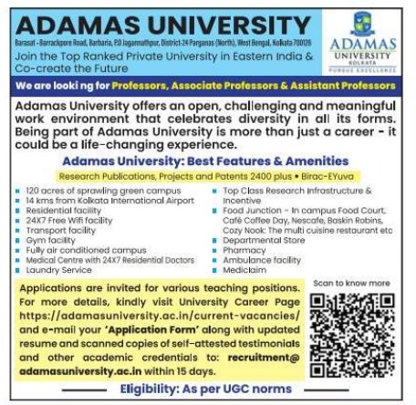 Adamas University Kolkata