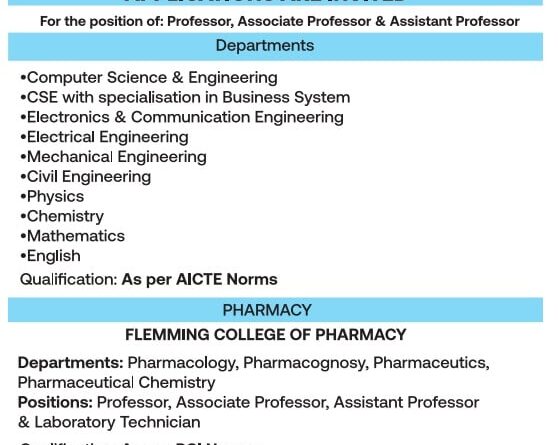 Gargi Memorial Institute of Technology and Flemming College of Pharmacy