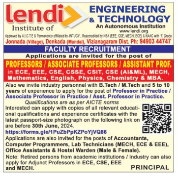 Lendi Institute of Engineering & Technology