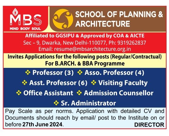 MBS School of Planning & Architecture