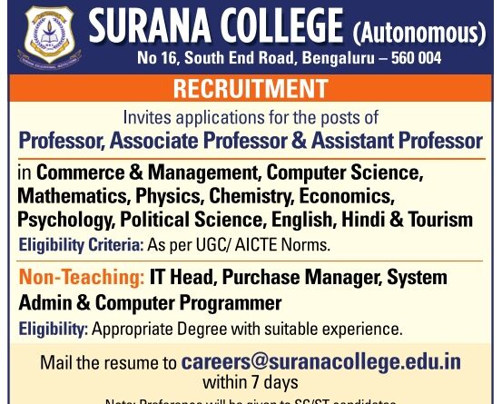 Surana College Bengaluru