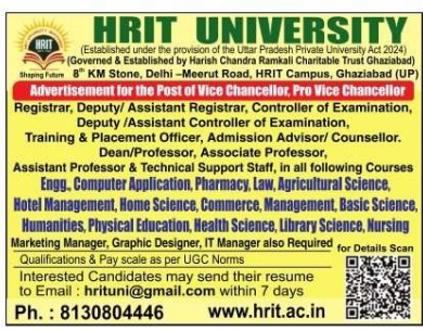  HRIT University