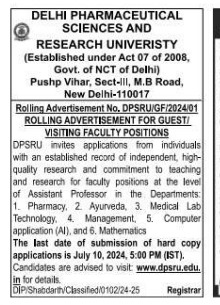 Delhi Pharmaceutical Sciences and Research University