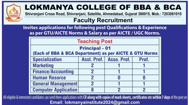 Lokmanya College of BBA & BCA