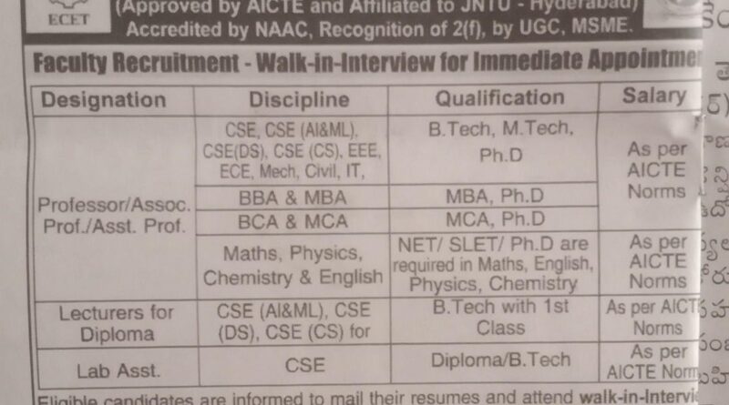 Ellenki College Of Engineering & Technology