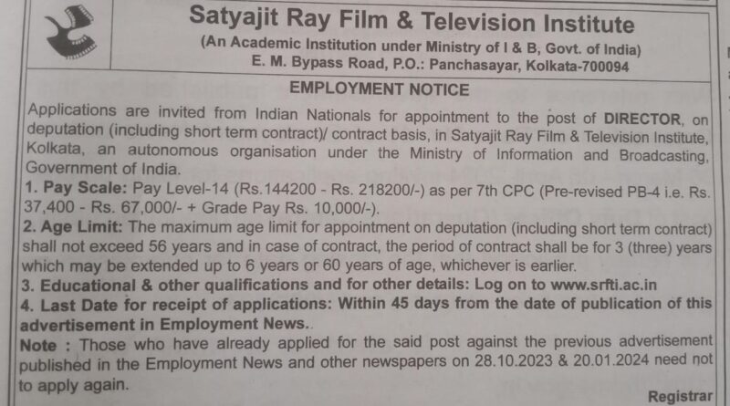 Satyajit Ray Film & Television Institute