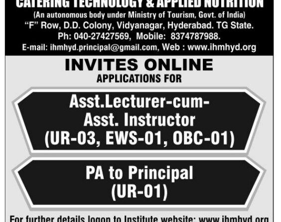Institute of Hotel Management Catering Technology & Applied Nutrition
